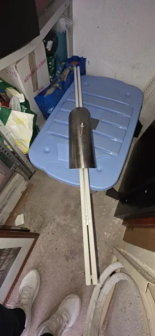 Lámpara de techo moderna metal y plástico