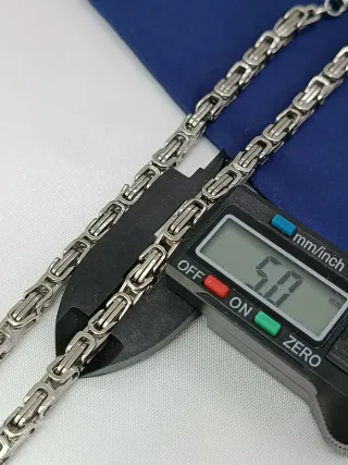 Collar Acero Inoxidable Eslabón Dragón