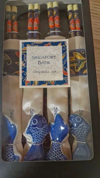 Set de palillos Singapore Batik