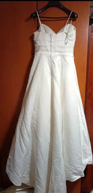 Vestido de fiesta/novia beige