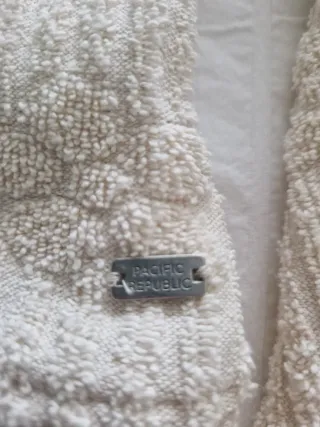 Sudadera Pull&Bear de toalla beige Talla S