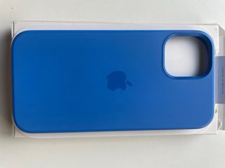 Custodia iPhone 12 mini in silicone Magsafe Blu