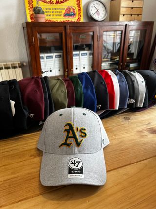 Gorra Oakland Athletics 47' MVP Ajustable Gris