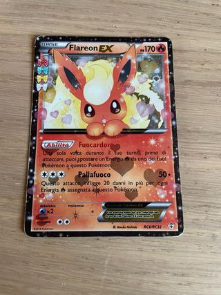Carta Pokemon Flareon EX Base