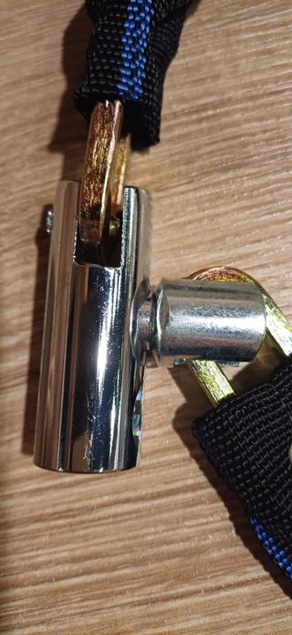 Cadena pitón moto/bici 60cm acero endurecido