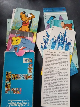 Lote 4 mazzi di carte: Disney, Carri armati, Diminutos