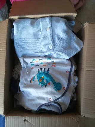 Lote Ropa Bebé Niño 0-3 Meses