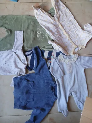 Lote Ropa Bebé Niño 0-3 Meses