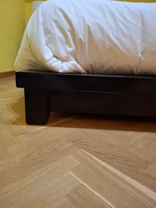 Cama bañera con cabecero y somier