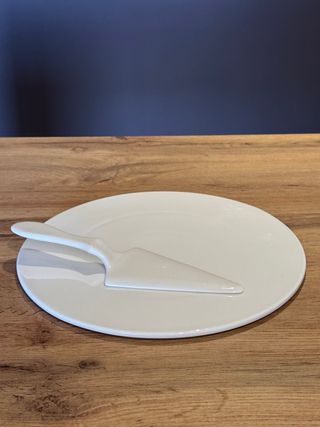 Piatto da portata con paletta per dolci