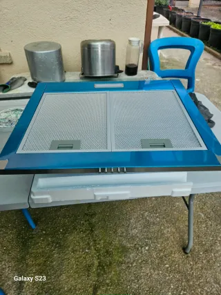 Campana extractora Cata azul