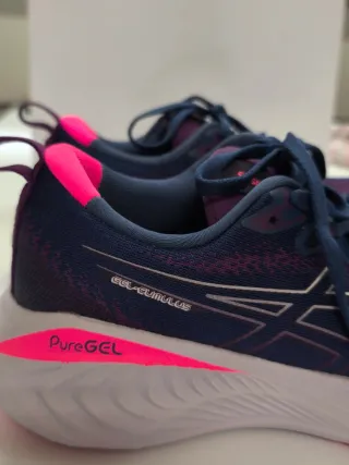 Asics Gel-Cumulus 25 Zapatillas Running Azul/Rosa