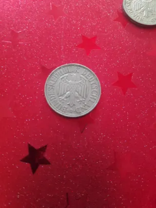 3 Monedas Alemanas 1962-1966 y 2 Marcos 1966.