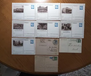 47 POSTALES ANTIGUAS ESPAÑOLAS Y EXTRANJERAS