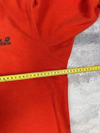 Forro Polar Jack Wolfskin Naranja Media Cremallera