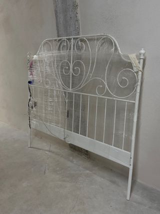 Cabecero Metálico Blanco Estilo Vintage Ikea