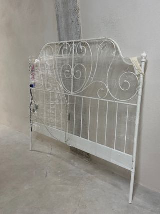 Cabecero Metálico Blanco Estilo Vintage Ikea