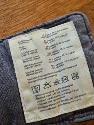 Mochila Portabebés Manduca First PureCotton Gris