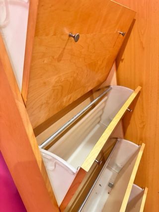 Zapatero IKEA STÄLL Roble 4 compartimentos