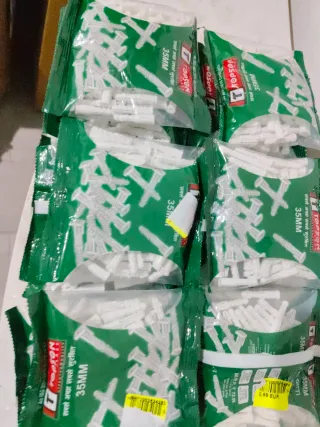 Lote 32 piezas tacos pared