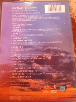 DVD Michael Jackson Video Greatest Hits