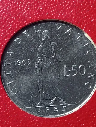 Monete Vaticano 1965 senza argento