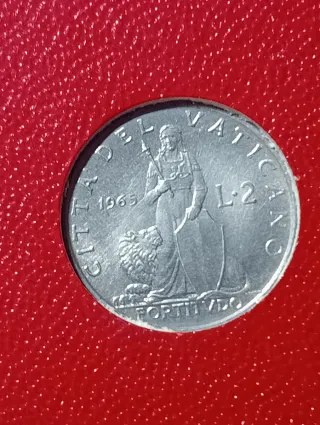 Monete Vaticano 1965 senza argento