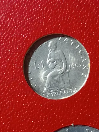 Monete Vaticano 1965 senza argento