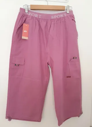 Pantalón Pirata Deportivo HYGS Rosa Talla Única
