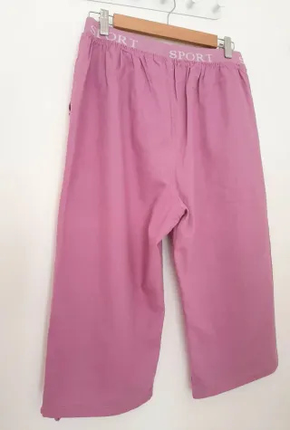 Pantalón Pirata Deportivo HYGS Rosa Talla Única