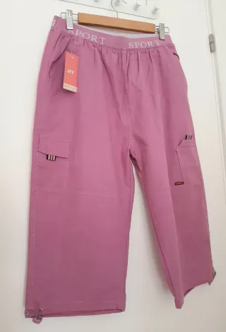 Pantalón Pirata Deportivo HYGS Rosa Talla Única