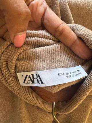 Jersey Zara cuello alto talla S