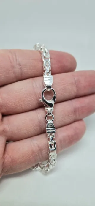 Pulsera Bizantina Plata