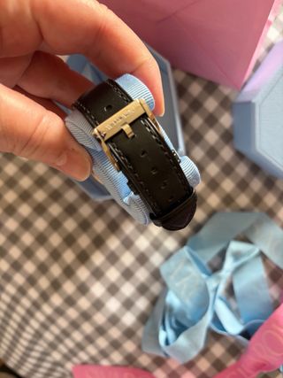 Reloj Swarovski Cronógrafo Negro y Plateado