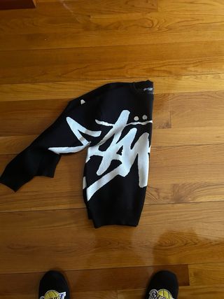 Jersey Stussy Negro y Blanco