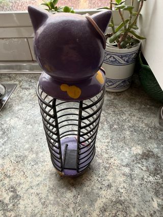 Figura Gatito Porcelana Decorativa