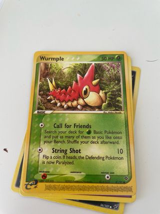 Lote cartas pokemon año 2004.