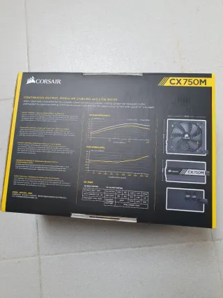 Corsair CX750M Fuente de Alimentación 750W