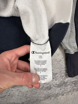 Sudadera Champion Cremallera Vintage