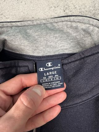 Sudadera Champion Cremallera Vintage