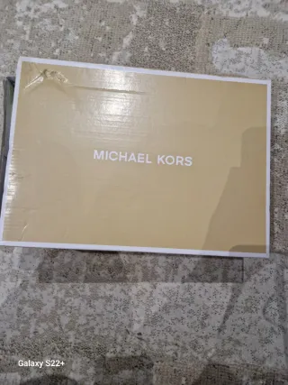 Zapatillas Michael Kors Verde y Dorado elasticas