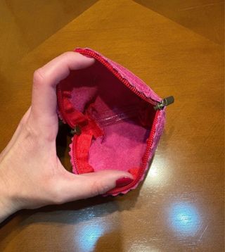 Monedero cartera rosa fucsia