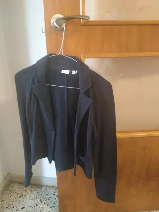 Americana punto azul marino niña