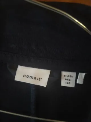 Americana punto azul marino niña