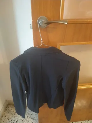 Americana punto azul marino niña