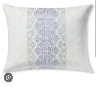 JVR Juego de Cama y Cortinas Morado Blanco