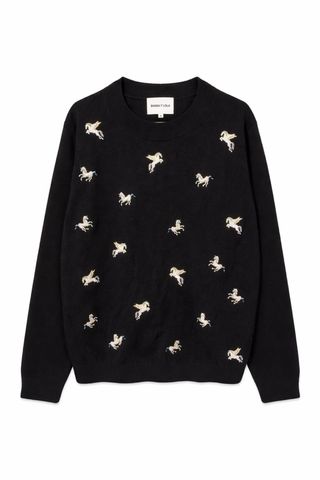 Jersey Bimba y Lola Negro Talla S Unicornios