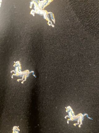 Jersey Bimba y Lola Negro Talla S Unicornios