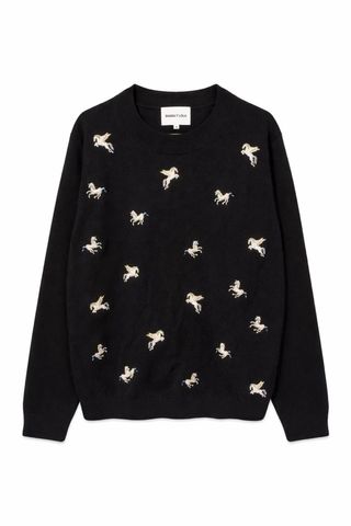 Jersey Bimba y Lola Negro Talla S Unicornios