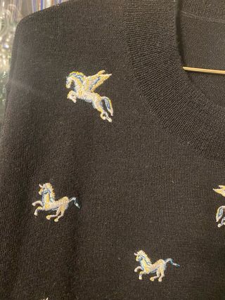 Jersey Bimba y Lola Negro Talla S Unicornios